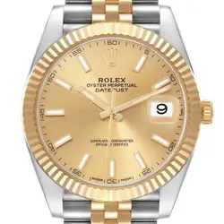 ROLEX DATEJUST 41 STEEL YELLOW GOLD MENS WATCH 126333 BOX CARD