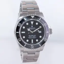 2015 MINT Rolex 116600 Seadweller SDK4 4000 Steel Black 40m Ceramic Dive Watch