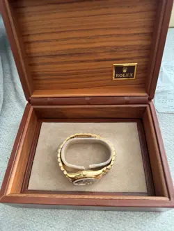 ROLEX PRESIDENT DAY DATE YELLOW GOLD BLUE DIAMOND DIAL