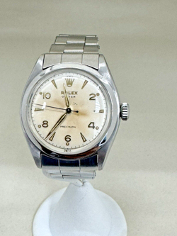 Vintage 1952/53 ROLEX 34mm OYSTER PRECISION 2-4-6-8-10 Albino White Dial