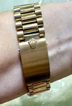 ROLEX PRESIDENT DAY-DATE DIAMOND DIAL WATCH