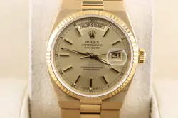 1979 Rolex Day-Date Oysterquartz 19018 Champagne Dial 18kt President 36mm