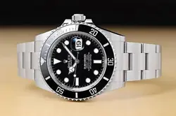 2022 ROLEX SUBMARINER DATE 126610LN BLACK CERAMIC STEEL 41MM WATCH w/ NEW CARD