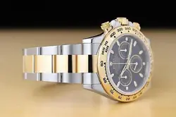 2021 ROLEX DAYTONA COSMOGRAPH 116503 40MM BLACK 18K GOLD STEEL WATCH w/ NEW CARD
