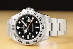 2023 ROLEX EXPLORER II 226570 42MM POLAR WHITE STEEL GMT DATE WATCH w/ NEW CARD