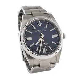 ROLEX OYSTER PERPETUAL AUTOMATIC WATCH STAINLESS STEEL 41