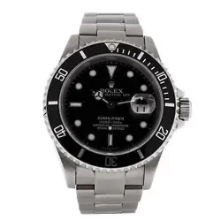 ROLEX OYSTER PERPETUAL SUBMARINER DATE AUTOMATIC WATCH STAINLESS STEEL 40