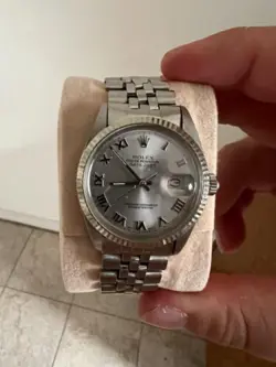 ROLEX DATEJUST 16220 - SILVER DIAL JUBILEE BRACELET - NO B/P