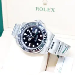 ROLEX 40MM OYSTER PERPETUAL CERAMIC BLACK DIAL GMT MASTER 2 REF: 116710LN (2018)