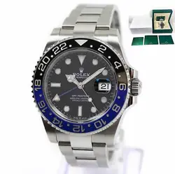2022 ROLEX GMT-MASTER II BATMAN 126710BLNR 40MM BLACK DIAL OYSTER BOX PAPERS