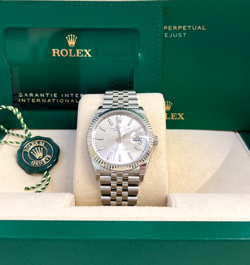 36MM FLUTED SILVER