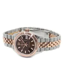 USED ROLEX Lady Datejust 28 279171 Brown Case: 28mm Ladies Watch #1011425