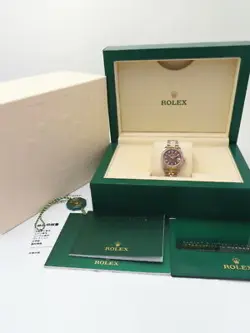 USED ROLEX Lady Datejust 28 279171 Brown Case: 28mm Ladies Watch #1011425