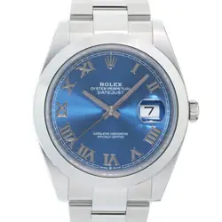 ROLEX DATEJUST 41 126300 BLUE OYSTER WARRANTY 2024 BOX/PAPER