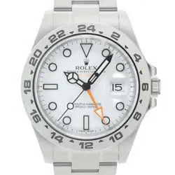 ROLEX EXPLORER II 216570 WHITE WARRANTY 2016
