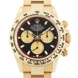 ROLEX COSMOGRAPH DAYTONA 116508 BLACK X CHAMPAGNE RANDOM NUMBER SECOND HAND MENS