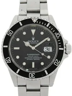 ROLEX SUBMARINER DATE 16610LN F MEN'S AUTOMATIC #T047