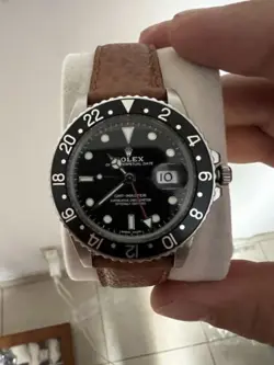 1987 ROLEX GMT-MASTER 16750 PATINA BLACK DIAL SS OYSTER NO PAPERS 40MM