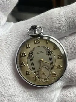 ROLEX 25 WORLDS RECORDS ANTIQUE POCKET WATCH SMALL SECONDS
