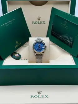 BLUE FLORAL DIAMOND