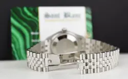ROLEX 31mm 18kt White Gold & SS Datejust Blue Floral Diamond 278274 SANT BLANC