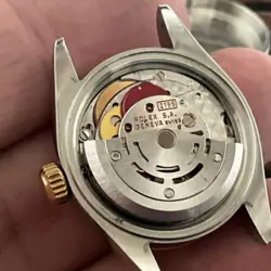 ROLEX OYSTER PERPETUAL DATE JUST LADIES REF 69173 STEEL & GOLD 26MM SAPPHIRE