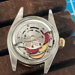 ROLEX OYSTER PERPETUAL DATE JUST LADIES REF 69173 STEEL & GOLD 26MM SAPPHIRE