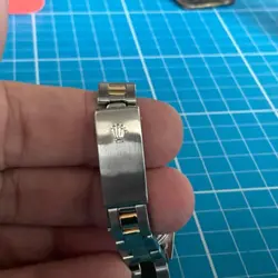 ROLEX OYSTER PERPETUAL DATE JUST LADIES REF 69173 STEEL & GOLD 26MM SAPPHIRE