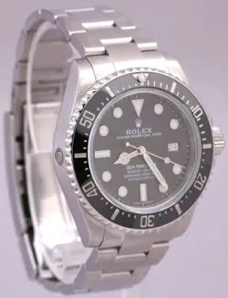 ROLEX SEA-DWELLER 4000 SD4K BLACK 40MM CERAMIC STAINLESS STEEL WATCH 116600