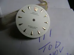 Rolex Bubble back dials refinished in 1980 sssh by Kirk dial USA but I never use
