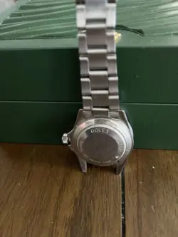 ROLEX SEA-DWELLER 16660 SILVER OYSTER BRACELET 93160 WITH BLACK BEZEL