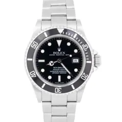 2022 RSC ROLEX SEA-DWELLER NO-HOLES 40MM BLACK OYSTER STEEL WATCH 16600 T BOX