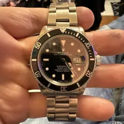 ROLEX SWISS MADE STAINLESS STEEL MENS AUTOMATIC WATCH