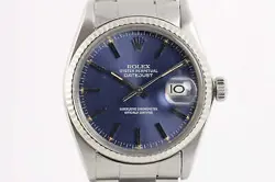ROLEX DATEJUST 16030 STAINLESS STEEL 36MM MEN'S WATCH