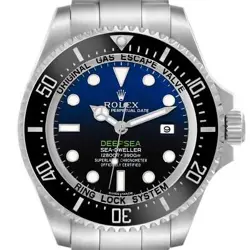 ROLEX SEADWELLER DEEPSEA CAMERON D-BLUE STEEL MENS WATCH 116660 BOX CARD