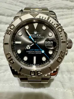 ROLEX YACHT-MASTER 40MM RHODIUM DIAL 126622 BOX & PAPERS 2022