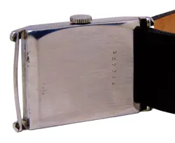 Vintage  1920´s ROLEX Marconi dial stainless steel Rectangular case mens watch