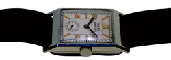 Vintage  1920´s ROLEX Marconi dial stainless steel Rectangular case mens watch