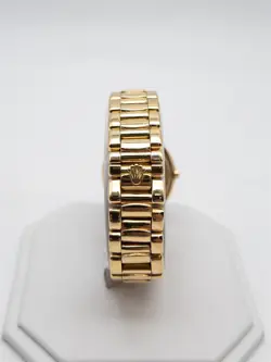 $25,000 2ct Diamond ROLEX CELLINI 30mm MIDSIZE 18k Yellow Gold Ladies Watch 100g