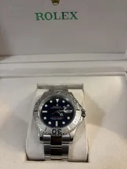 Rolex Yacht  Master 116622 Rhodium Dial Blue Hand 2017 40mm