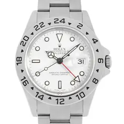 ROLEX EXPLORER II 16570 WHITE Z NUMBER SECOND HAND MENS