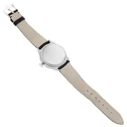 ROLEX CELLINI TIME WHITE GOLD BLACK DIAL DIAMOND BEZEL MENS WATCH 50609
