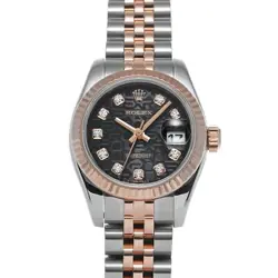 ROLEX DATE JUST DIAMOND 179171G LADIES AUTOMATIC #GZ091