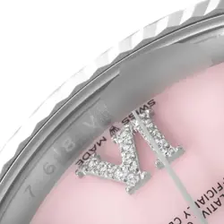 Rolex President Day-Date White Gold Pink Opal Diamond Dial Watch 128239 Box Card