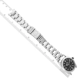 ROLEX EXPLORER I BLACK DIAL STEEL MENS WATCH 114270