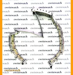 Genuine 50's Rolex WAB Solid Gold/SS Stretch Rivets Bracelet 20mm Straight Ends