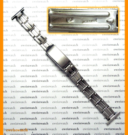 NOS Genuine 40's Gay Freres Stretch Rivets 19mm Ends SS Bracelet Rolex PP VC JLC