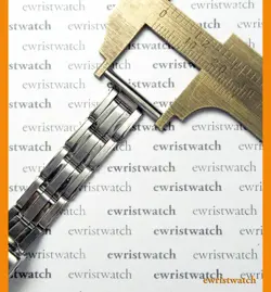 NOS Genuine 40's Gay Freres Stretch Rivets 19mm Ends SS Bracelet Rolex PP VC JLC