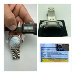 Rolex / Tudor Oyster Date 18K White Gold & SS w VS1 / GH Diamond Bezel & Face