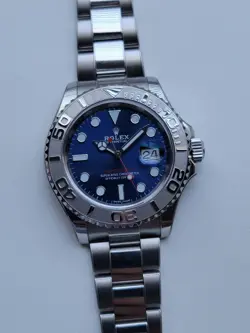 ROLEX YACHTMASTER BLUE 116622 40MM PLATINUM / STEEL